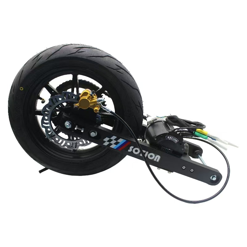 Electric Swing Arm Kits Fit for FW11 MOTOR with Controller,Throttler,Display,wheel Chain Street Version