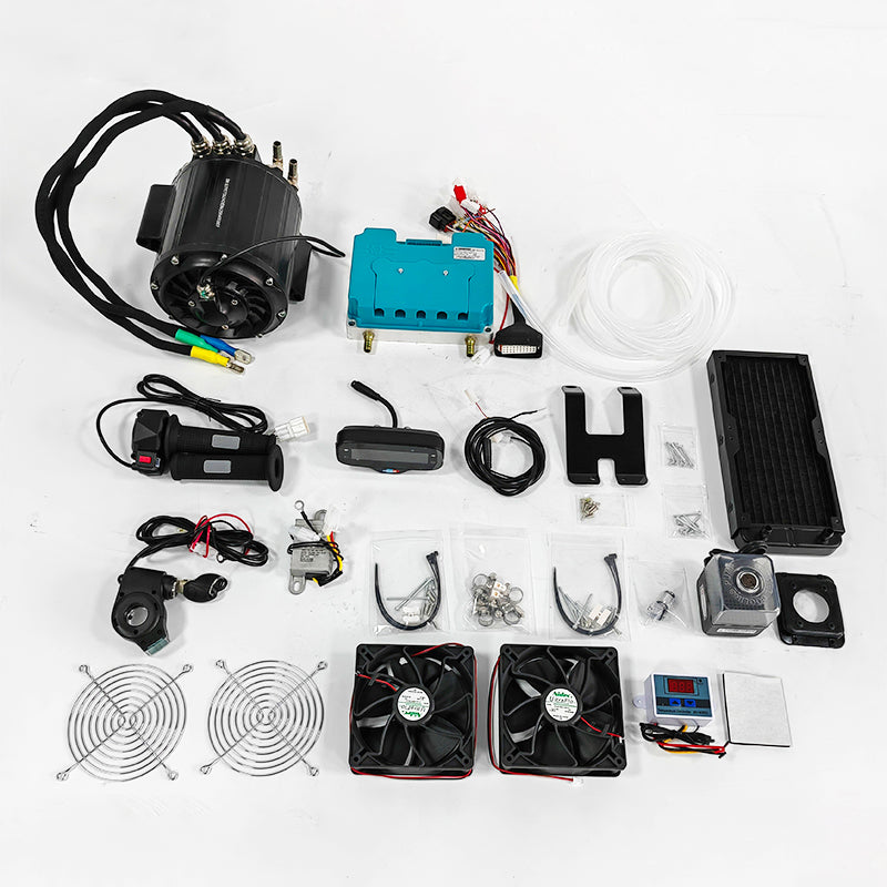 SOTION 72V 15KW FW07 MOTOR Kit With ST721000B Controller Throttle and Display HALL Versions