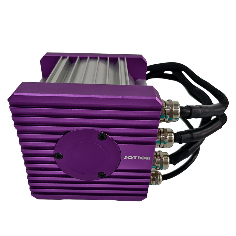 SOTION FW23 Brand New Purple Encoder Splined Shaft 72V Brushless Motor BLDC Motor for Electric Bike