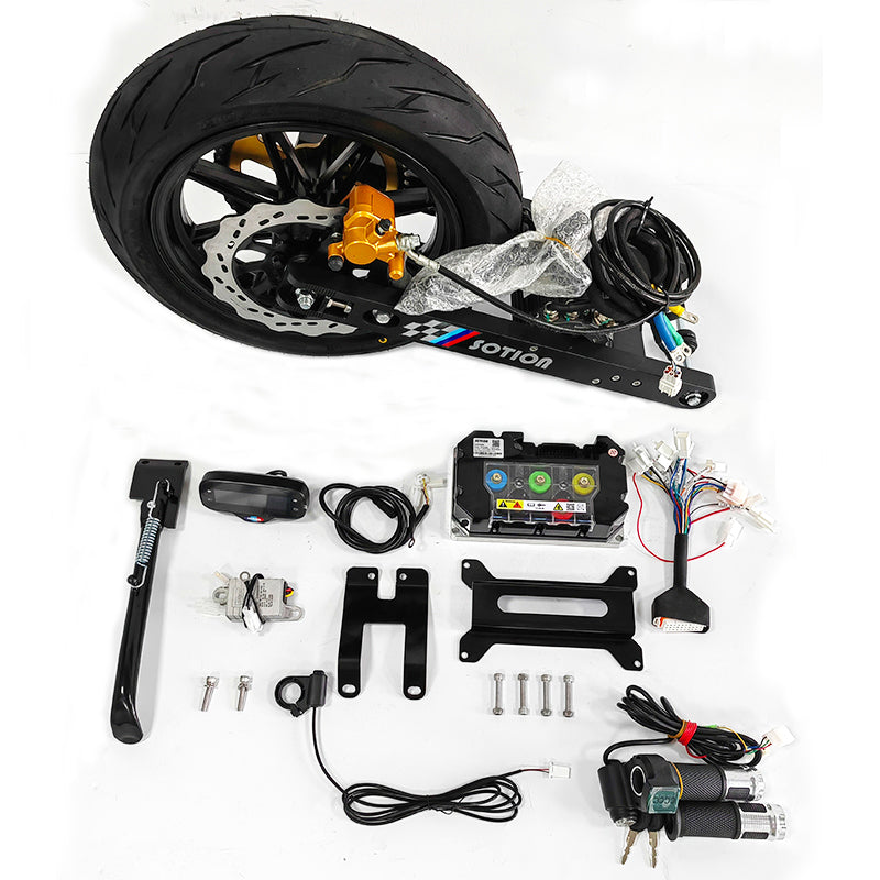 SOTION 72V 7KW GTS11SWING ARM MOTOR Kit With Controller Throttle and Display