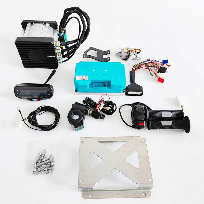 SOTION 72V 8KW FW23 MOTOR Kit With Controller Throttle and Display 72450B or 72660B Encoder