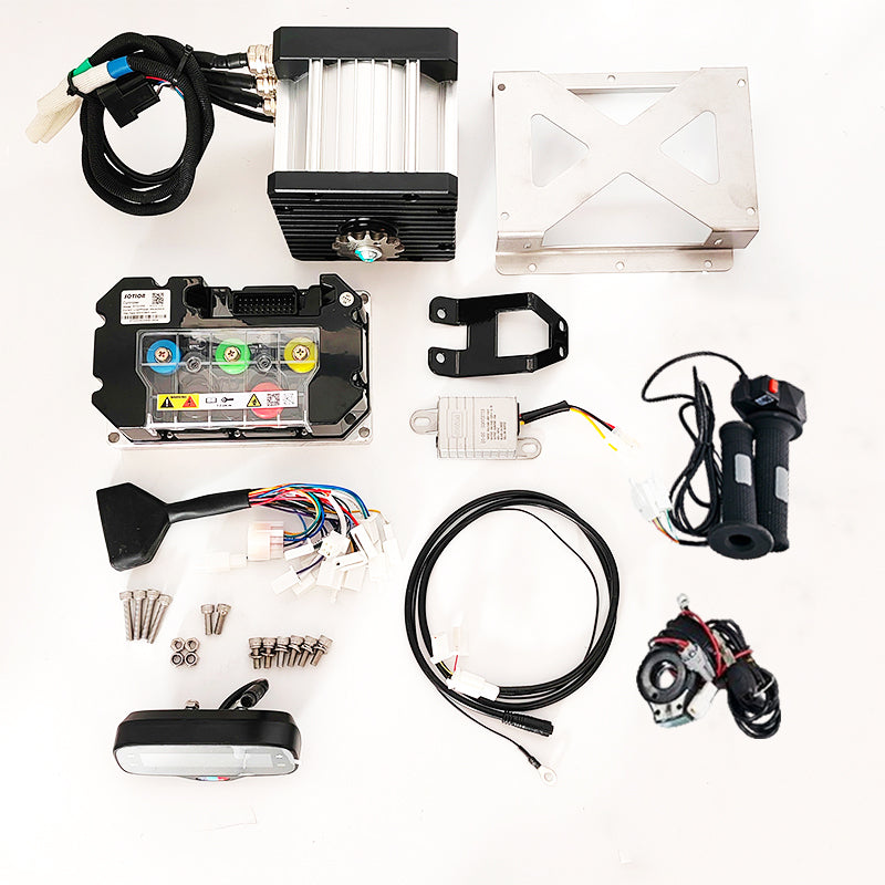 SOTION 72V 8KW FW23 MOTOR Kit with 72550 Controller Throttle and Display