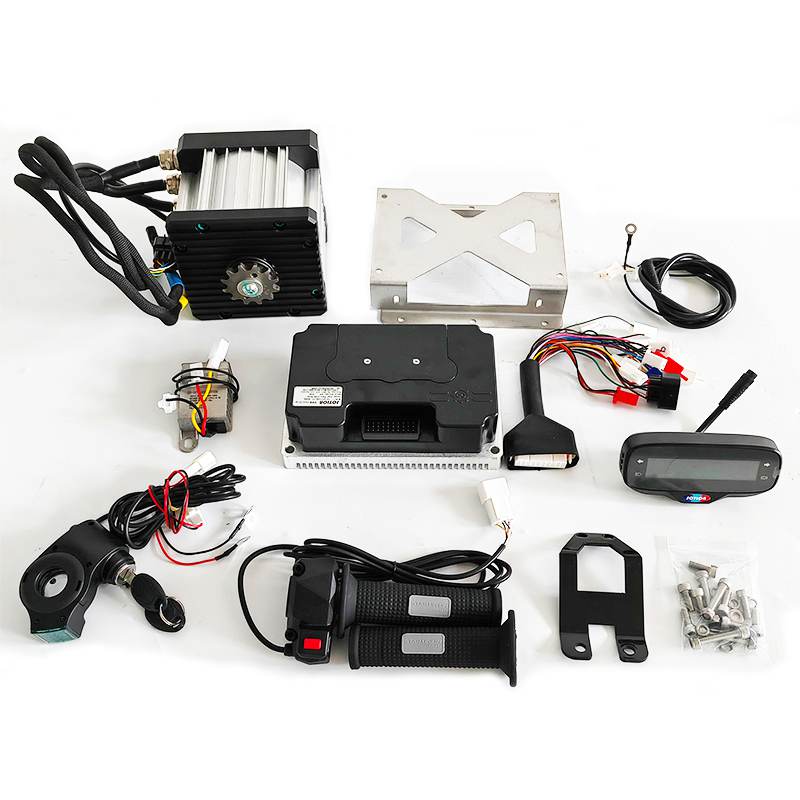SOTION 72V 8KW FW23 MOTOR Kit With Controller Throttle and Display 72450B or 72660B Encoder