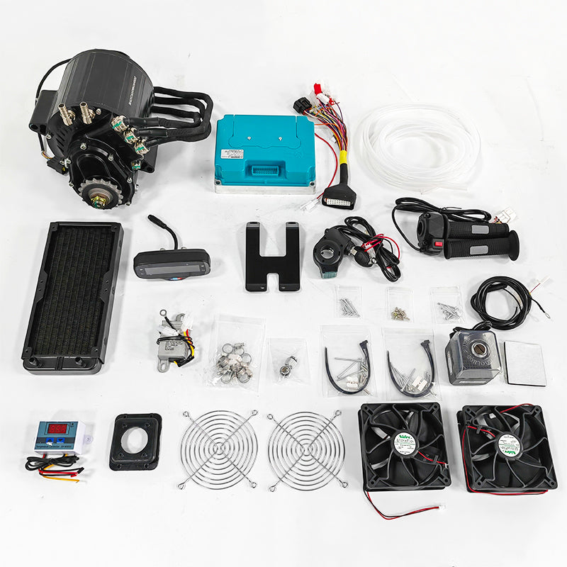 SOTION 72V 15KW FW07 MOTOR Kit With ST721000B Controller Throttle and Display HALL Versions