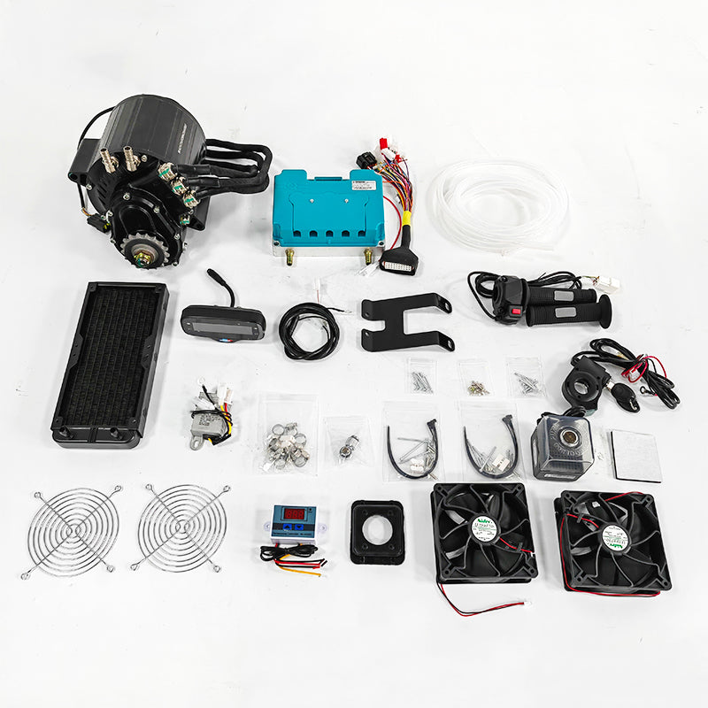 SOTION 72V 15KW FW07 MOTOR Kit With ST721000B Controller Throttle and Display HALL Versions