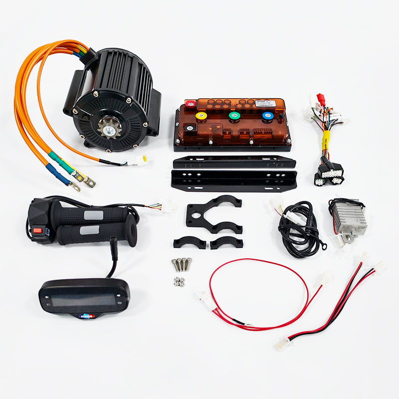 SOTION 72V 12KW FW22 MOTOR Kit with Controller Throttle and Display