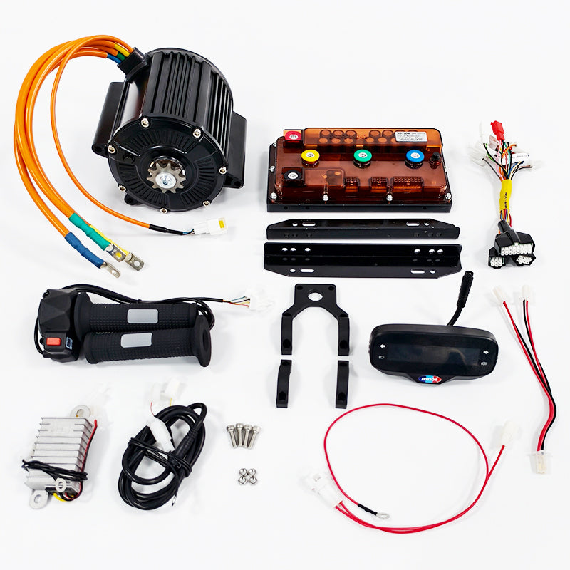SOTION 72V 12KW FW22 MOTOR Kit with Controller Throttle and Display