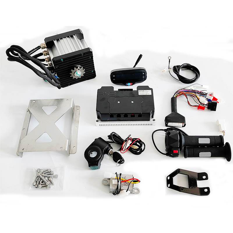 SOTION 72V 8KW FW23 MOTOR Kit With Controller Throttle and Display 72450B or 72660B Encoder