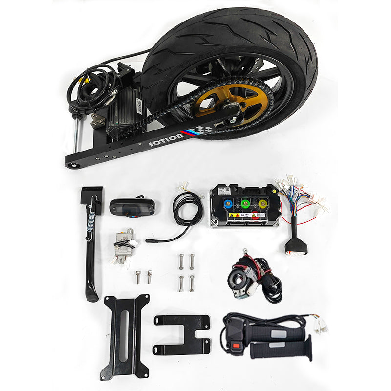 SOTION 72V 7KW GTS11SWING ARM MOTOR Kit With Controller Throttle and Display