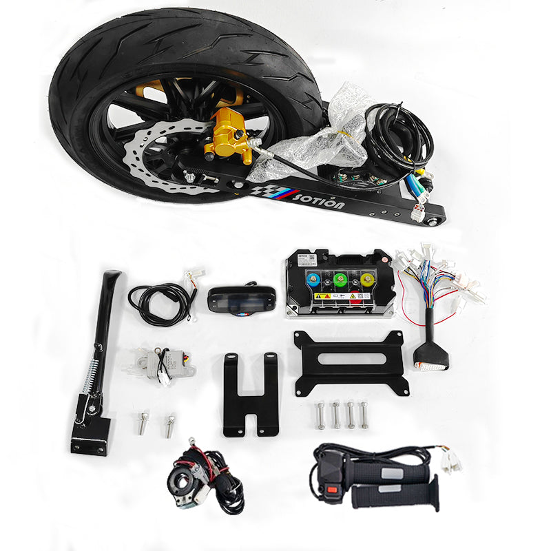 SOTION 72V 7KW GTS11SWING ARM MOTOR Kit With Controller Throttle and Display