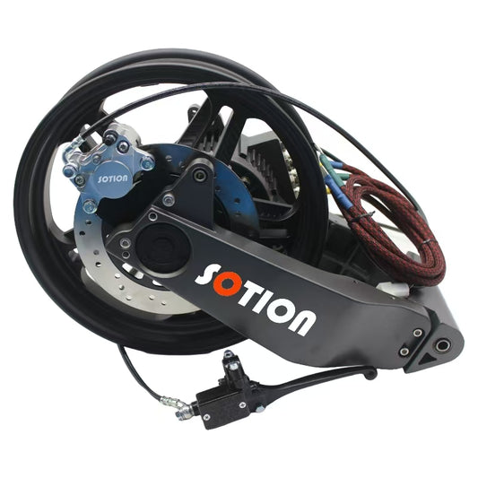 FW28 SOTION Gear Motor Side 5950 RPMM Motor 14inch Wheel Swing Arm for Electric Bike