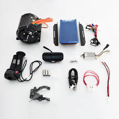 SOTION 72V 12KW FW22 MOTOR Kit with Controller Throttle and Display for Em05