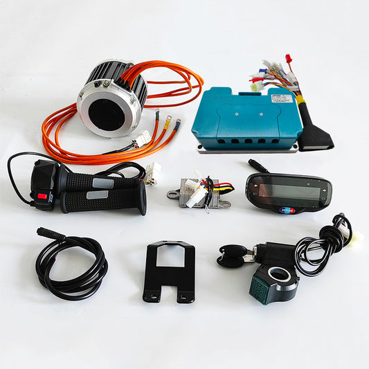 SOTION 72V 5KW GTS11-C V3 Motor Kit with 72450 Controller, Throttle and Display, Upgrade Motor Kits for Ebox and Other Models