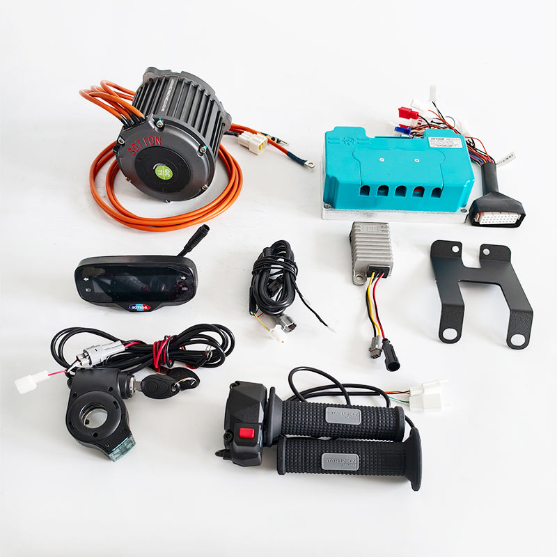SOTION 72V 5KW GTS11-C V2 Motor Kit with 72450 Controller, Throttle and Display, Upgrade Motor Kits for MXR, MOTOTEC and Other Models