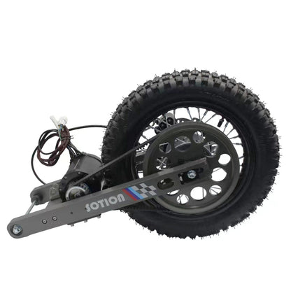 SOTION Super cool New Mid motor 5kw 72V wheel 12inch FW11 Chain off-road Swingarm