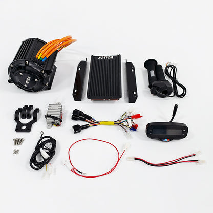 SOTION 72V 12KW FW22 MOTOR Kit with Controller Throttle and Display