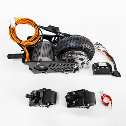 High-Performance Crazy Cart Front Fork with Motor and 4-Inch Wheel KITS