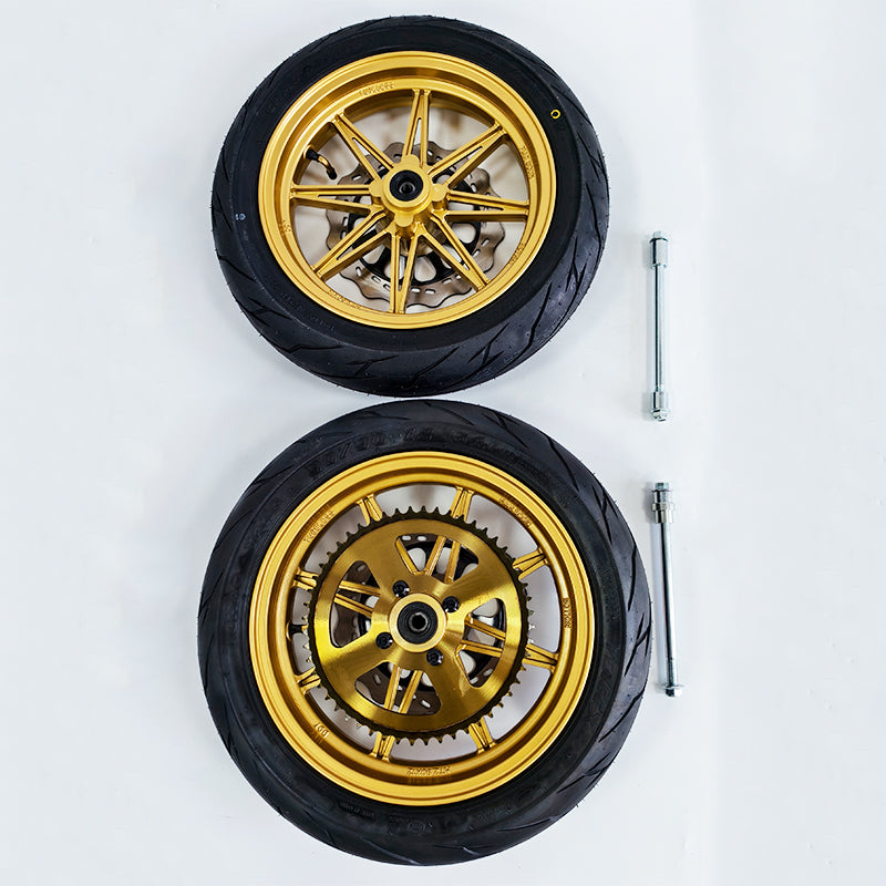 12-inch front and rear wheel set
