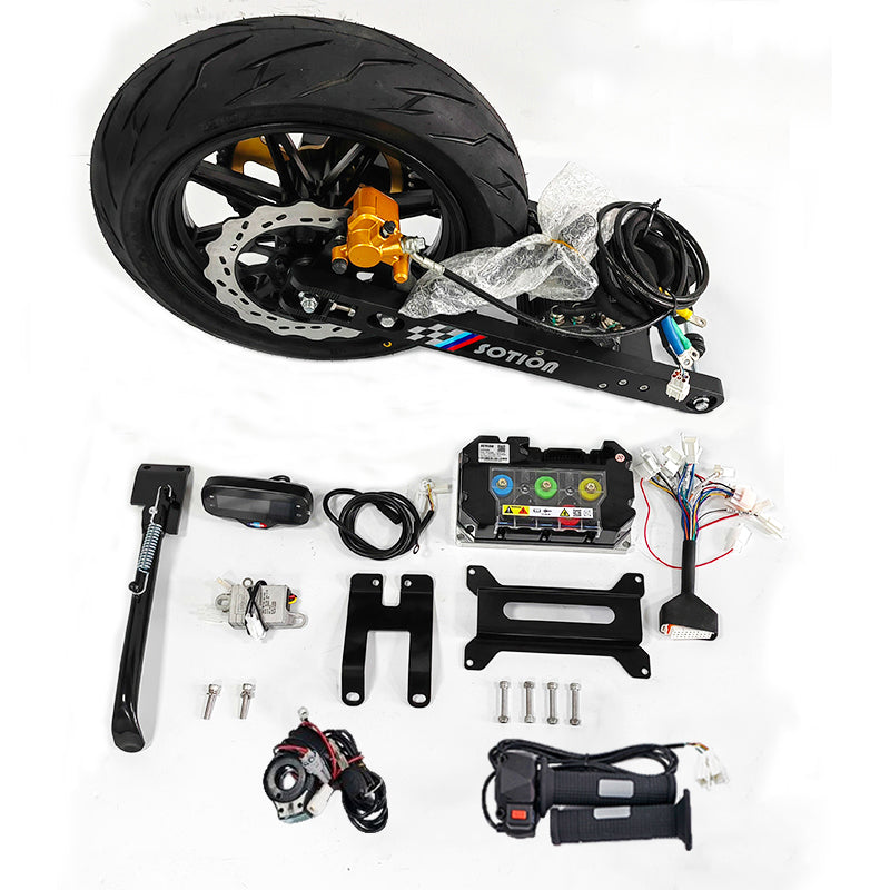 SOTION 72V 7KW GTS11SWING ARM MOTOR Kit With Controller Throttle and Display