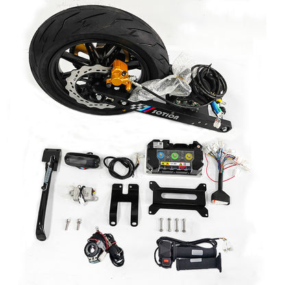 SOTION 72V 7KW GTS11SWING ARM MOTOR Kit With Controller Throttle and Display