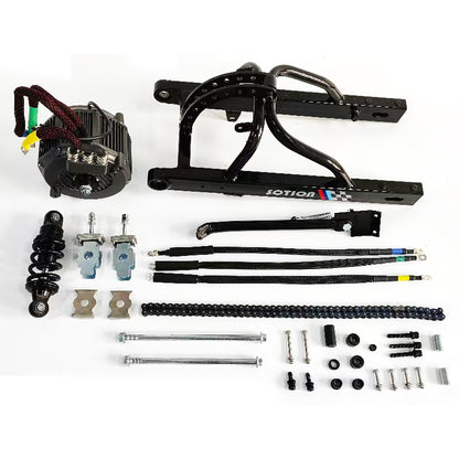 SOTION Swing Arm for Kugoo or Tuttio with 72v 13KW FW01 MOTOR