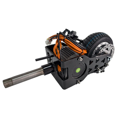 High-Performance Crazy Cart Front Fork with Motor and 4-Inch Wheel