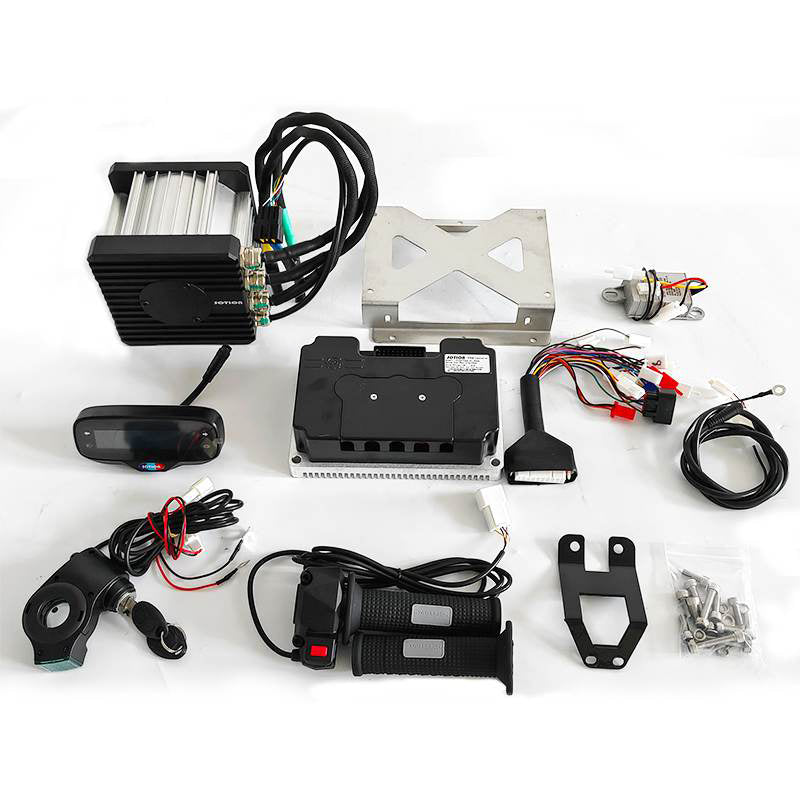 SOTION 72V 8KW FW23 MOTOR Kit With Controller Throttle and Display 72450B or 72660B Encoder
