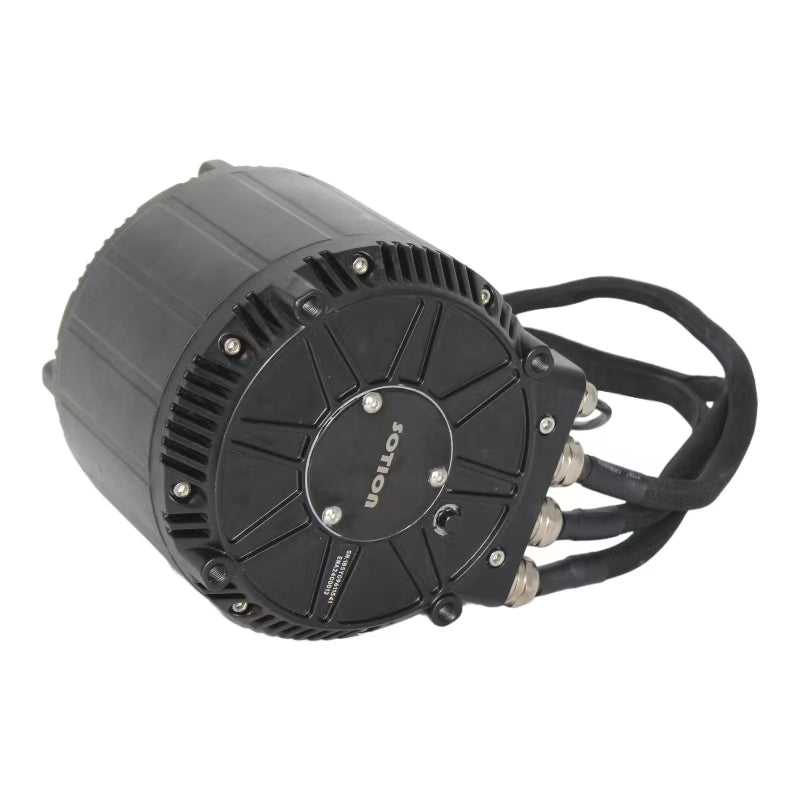 Water Cooling 8000RPM 100V Mid Dc Brushless Motor 80KW