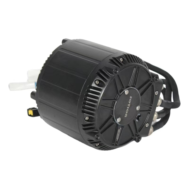 Water Cooling 8000RPM 100V Mid Dc Brushless Motor 80KW
