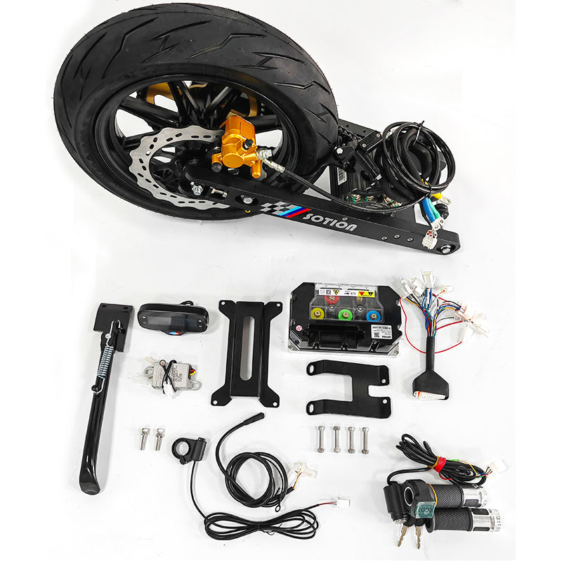 SOTION 72V 7KW GTS11SWING ARM MOTOR Kit With Controller Throttle and Display