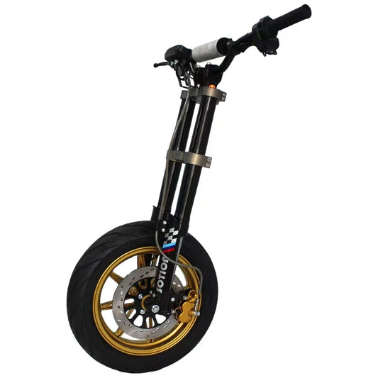 Electric Bicycle Front Fork with Aluminum Wheel and Disc Brake