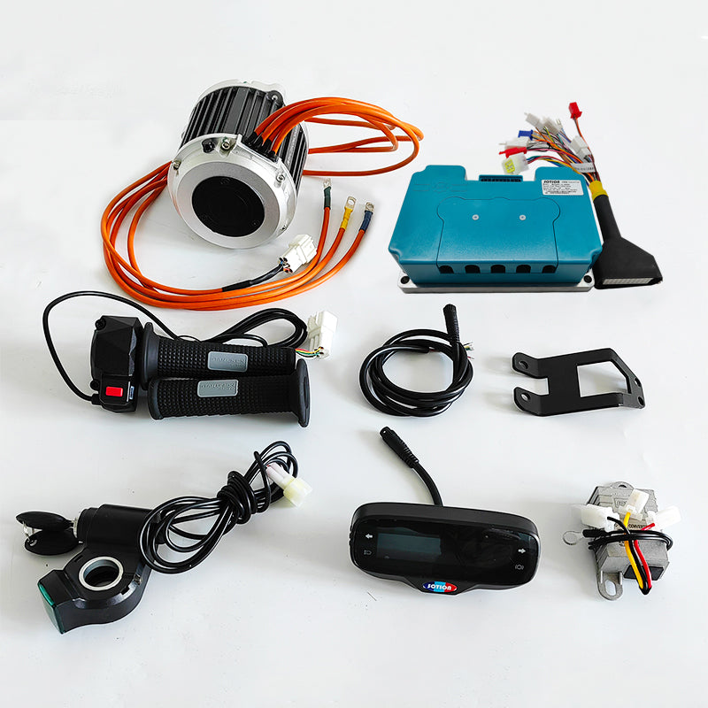 SOTION 72V 5KW GTS11-C V3 Motor Kit with 72450 Controller, Throttle and Display, Upgrade Motor Kits for Ebox and Other Models
