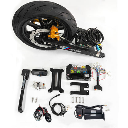 SOTION 72V 7KW GTS11SWING ARM MOTOR Kit With Controller Throttle and Display