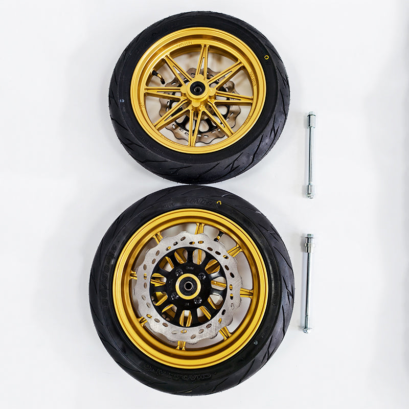 12-inch front and rear wheel set