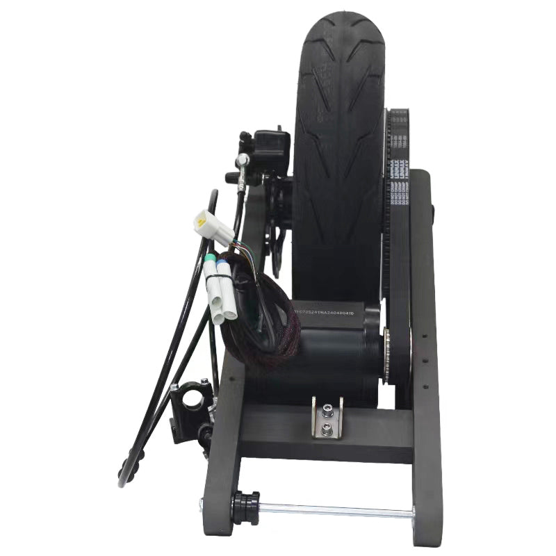 SOTION Super cool 5kw 72V Mid motor Belt Drive  wheel 12inch FW11  Swing arm