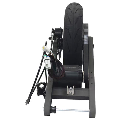 SOTION Super cool 5kw 72V Mid motor Belt Drive  wheel 12inch FW11  Swing arm