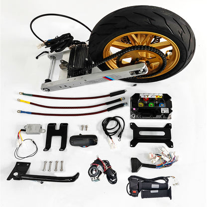 SOTION 72V 7KW GTS11SWING ARM MOTOR Kit With Controller Throttle and Display