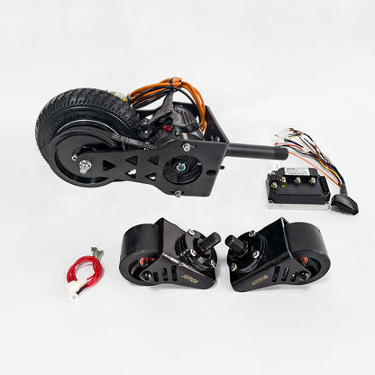 High-Performance Crazy Cart Front Fork with Motor and 4-Inch Wheel KITS