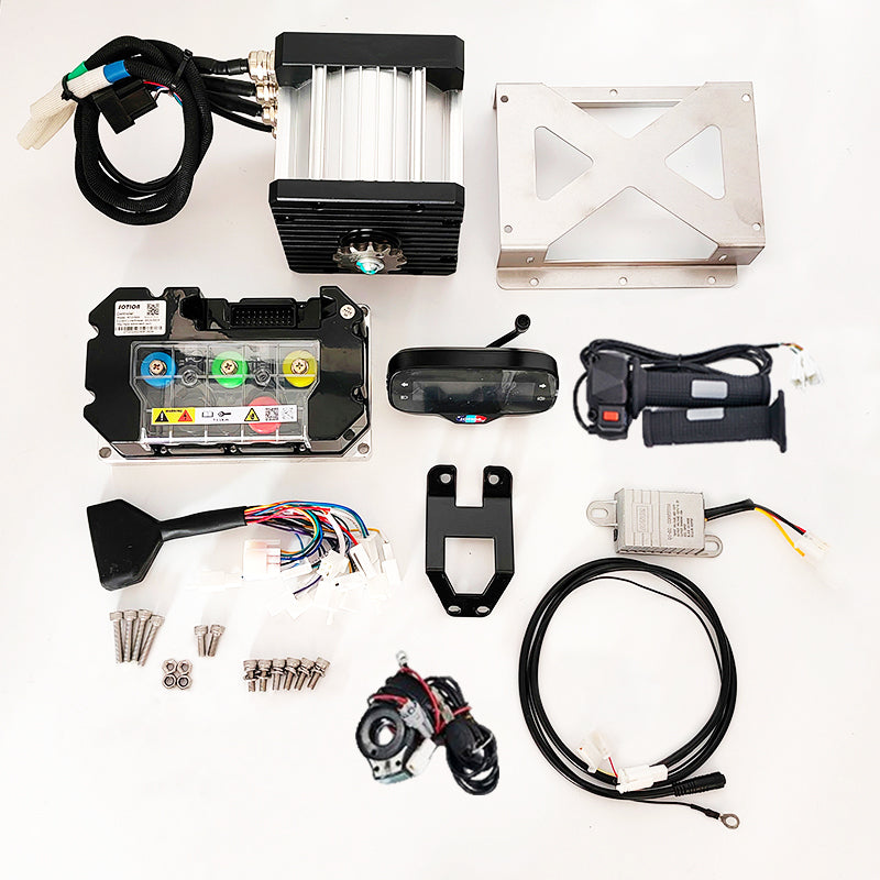 SOTION 72V 8KW FW23 MOTOR Kit with 72550 Controller Throttle and Display