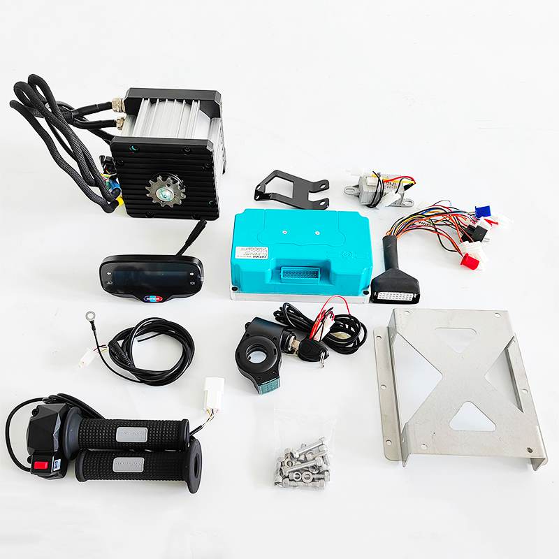 SOTION 72V 8KW FW23 MOTOR Kit With Controller Throttle and Display 72450B or 72660B Encoder