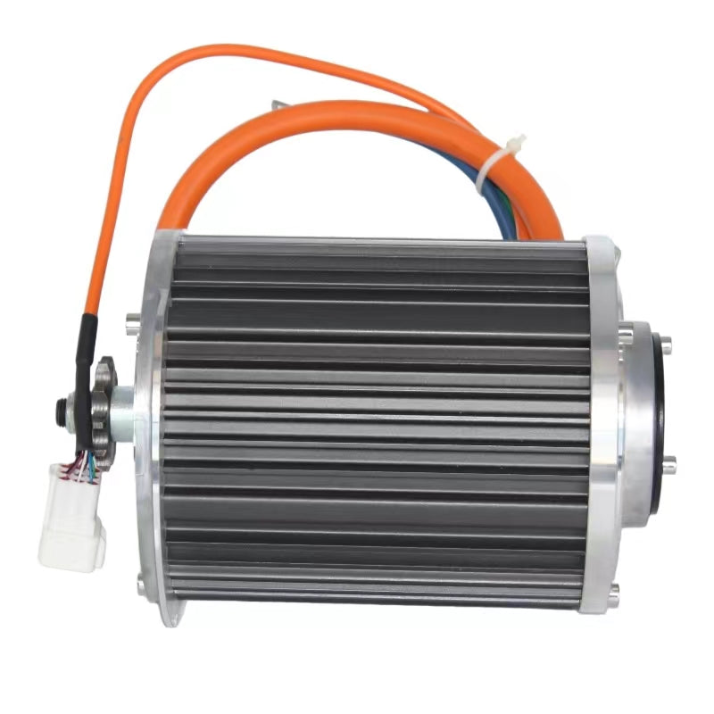 Hot Selling 3000W 72V Silver Vehicle Electric Brake Mid Drive Motor