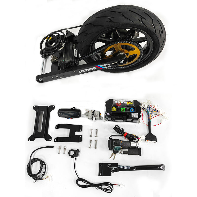 SOTION 72V 7KW GTS11SWING ARM MOTOR Kit With Controller Throttle and Display