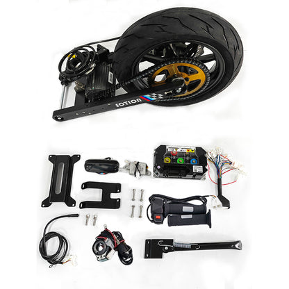 SOTION 72V 7KW GTS11SWING ARM MOTOR Kit With Controller Throttle and Display