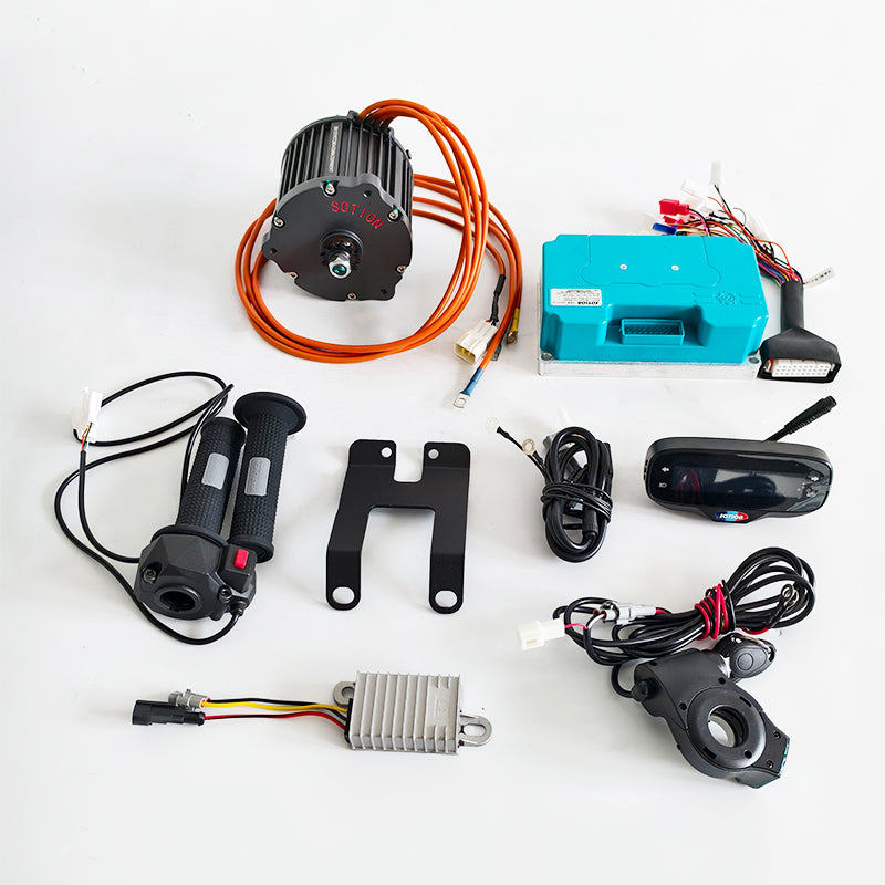 SOTION 72V 5KW GTS11-C V2 Motor Kit with 72450 Controller, Throttle and Display, Upgrade Motor Kits for MXR, MOTOTEC and Other Models