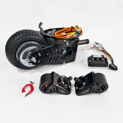 High-Performance Crazy Cart Front Fork with Motor and 4-Inch Wheel KITS