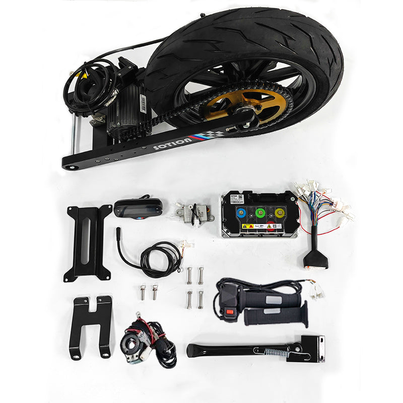 SOTION 72V 7KW GTS11SWING ARM MOTOR Kit With Controller Throttle and Display