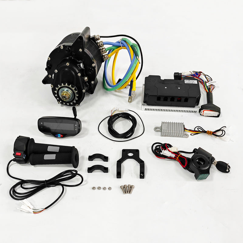 SOTION 72V 10KW FW04 MOTOR Kit With 72270 Controller Throttle and Display Versions