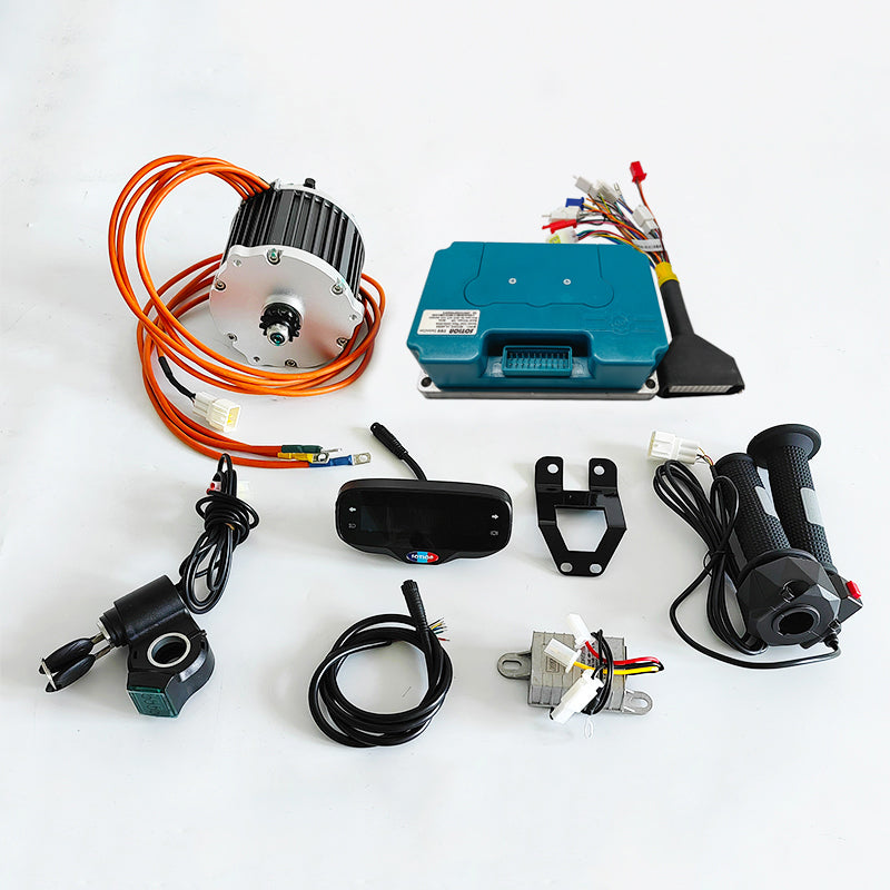 SOTION 72V 5KW GTS11-C V3 Motor Kit with 72450 Controller, Throttle and Display, Upgrade Motor Kits for Ebox and Other Models