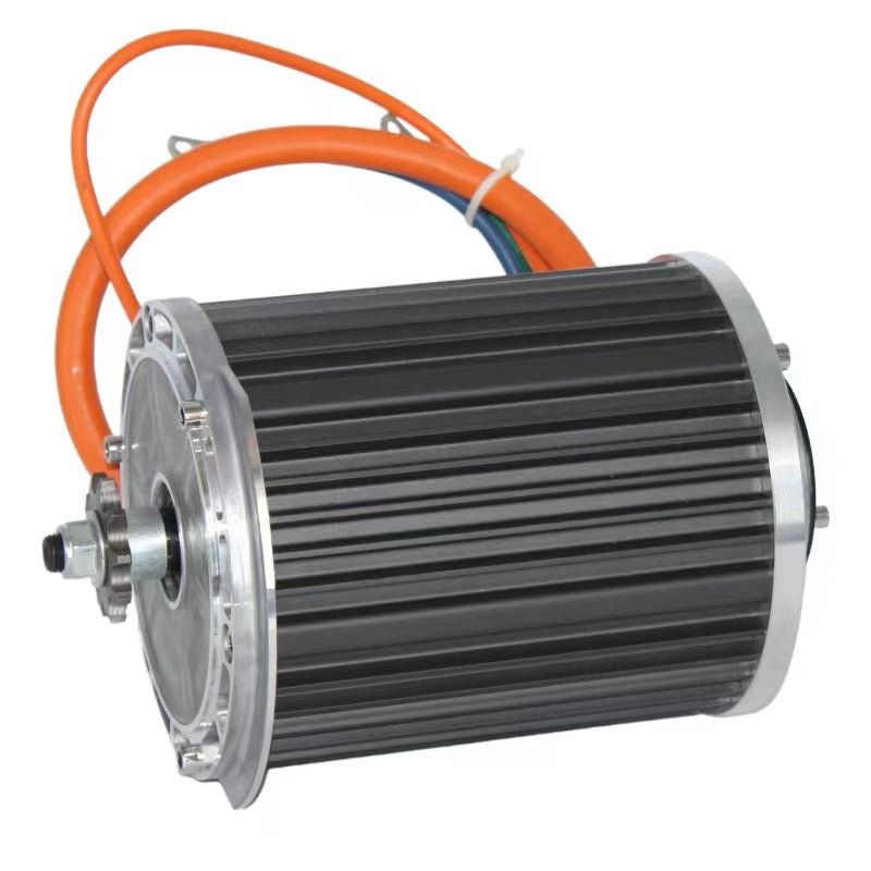 Hot Selling 3000W 72V Silver Vehicle Electric Brake Mid Drive Motor