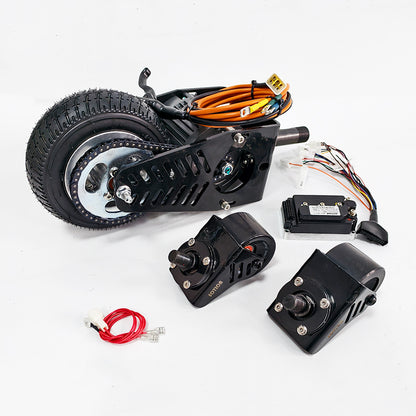 High-Performance Crazy Cart Front Fork with Motor and 4-Inch Wheel KITS